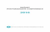 Bažant Postgraduate Conference 2016 · Institute of Chemical Process Fundamentals of the CAS, v.v.i. ... and their applications as green solvents, since many of ... To design an