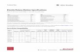 Kinetix Rotary Motion Specifications · 2017-12-06 · Kinetix Rotary Motion Specifications Kinetix VP, MP-Series, Kinetix 6000M, TL-Series, HPK-Series, RDD-Series ... make decisions