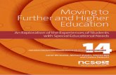 Moving to Further and Higher Education - NCSEncse.ie/wp-content/uploads/2014/10/Report_14_Higher_Ed_09_04_14.pdf · Moving to Further and Higher Education: ... In Ireland, the term