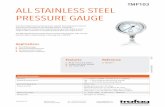 ALL STAINLESS STEEL PRESSURE GAUGE - trafag.com · Range Refer “Range Table” XXX XX - XXX - XX - XXX - XX - XX - XX 7. Other options Case & Ring in AISI 316 SS (B0) BA Case &