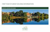 FIRST YEAR STUDENT HOUSING INFORMATION - snc.edu · LOFT VIDEO 2018-19 SUMMER ORIENTATION 15 6/5/2018 ... and Judicial Affairs after the REH presentation