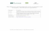 THE DIAGNOSIS AND MANAGEMENT OF PRE-ECLAMPSIA … · CLINICAL PRACTICE GUIDELINE THE DIAGNOSIS AND MANAGEMENT OF PRE-ECLAMPSIA AND ECLAMPSIA 3 Key Recommendations 1. An appropriately