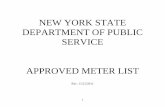 NEW YORK STATE DEPARTMENT OF PUBLIC SERVICE · S4e Solid State Watthour Meter firmware upgrades N’Grid 06-02-04 . S4/S4e Metrum ... MAXsys 2510 2, 10 120 ...
