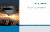 Sirius Brochure Update - LVD Group · Equipped with a single system Fanuc laser package, incorporating laser source, control, motors and AC drive amplifi ers Fanuc 31i-L CNC control