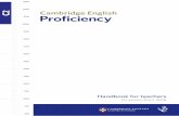 C2 Cambridge English 210 Proﬁcient user Profici .Cambridge English Proficiency. ... SPEAKING 16