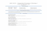 BSC 2010 – Integrated Principles of Biology Ibiology.ufl.edu/files/BSC2010-Syllabus-Spring-2015.pdf · BSC 2010 – Integrated Principles of Biology I Syllabus for 0483, ... V.