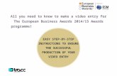   · Web vieweasy step-by-step instructions to ensure the successful production of your video entry
