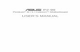 USER’S MANUAL - oldschooldaw.com - Index€¦ · FTP: ftp.asus.com.tw/pub ... PNP and PCI Setup ... ASUS P2-99 User’s Manual 9 Special Features: • Enhanced ACPI and Anti-Boot