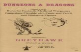 Greyhawk - Higher Intellect 200… · GREYHAWK Supplement I BY ... and are also of various types (wood, high elves, meadow elves) ... may progress as high as Champion and Superhero