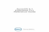SonicOS 6.1 E-CLI Reference Guidesupport-public.cfm.quest.com/38f6402a-06c6-402b-984f-8ed...Introduction The SonicOS Enterprise Command Line Interface (E-CLI) provides a concise and