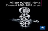 Alloy wheel rims · your Peugeot will have even more style. Peugeot has always combined passion and inspiration to bring you personalised innovative solutions. ... 307. 12 PEUGEOT
