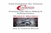 Precision CNC Micro Milling & Drilling Centerscameronmicrodrillpress.com/wp-content/uploads/2015/04/CNC-E... · Precision CNC Micro Milling & Drilling Centers ... 10 2.2.4 Powder