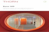 Base LED - Thorn Lighting · 2 A new LED downlight - delivering 1000 lumens - has been added to the Base LED range Like its 650 lumen counterpart, Base LED 1000 delivers superior