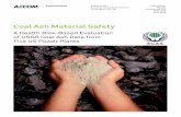 Coal Ash Material Safety - acaa-usa.org · Coal Ash Material Safety ... New Mexico Coal Power Plant to the USEPA Regional Screening Levels for Residential ... RCRA Resource Conservation
