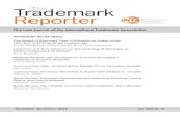 Profits in Canada and Abroad? 106/TMR Vol 106 No 06.pdf · Commentary: Monetary Remedies in Trademark Matters in Canada ... Searle and Martin Brassell Alfred C. Frawley Book Review: