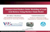 Unsupervised Reduce Order Modeling of Lead- Acid … · Unsupervised reduce order modeling of lead acid battery using Markov chain model Ali Akbar Shahbazi, ... At the first time