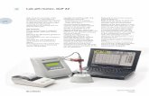 Lab pH-meter, GLP 22 - CRISON INSTRUMENTS SA · 2004-12-13 · Lab pH-meter, GLP 22 Password to protect the measure- ... - the units of measurement: pH, mV or ISE: ... electrode cable