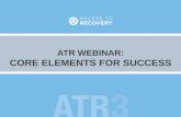 ATR WEBINAR: CORE ELEMENTS FOR SUCCESSatr-resources.altaruminstitute.net/sites/default/files... · 2014-09-16 · Webinar by typing it into the “Questions” field below ... Commitment