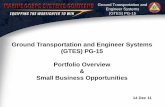 Ground Transportation and Engineer Systems (GTES) … · Ground Transportation and Engineer Systems (GTES) PG-15 Ground Transportation and Engineer Systems (GTES) PG-15 ... (JMIC)