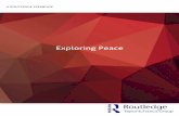 Exploring Peace - CRC Press 6: The Peace Researcher and Foreign Policy Prediction In this chapter, J. David Singer discusses what he perceives to be the most important task for peace