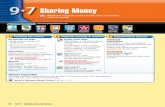 Sharing Money - Everyday Math - Login · 2011-07-15 · Student Reference Book pp. 285 and 286 per partnership: 4 each of number cards 2– 9 (from the Everything Math Deck, if available),