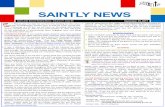 SAINTLY NEWS - Edl · 2017-09-29 · SAINTLY NEWS Please save ... It was a fantastic week to be in 1!! Monday, ... system models that fourth grade has created and read their planet