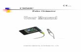 CMS60C Pulse Oximeter - amperorblog.com user manual.pdf · The Pulse Oximeter can be used in measur ing the pulse oxygen saturation and pulse ratethrough ... SpO2 error is ±4%, pulse