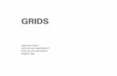 GRIDS - lgabbarducodesign.files.wordpress.com · Grid Systems: Principles of Organizing Type, Kimberly Elam. how do we use them? types of grids & knowing which to use manuscript grid