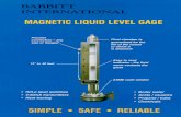 MagneticLiquid - Mec-Tricmec-tric.com/wp-content/uploads/2016/04/Babbitt-LG-Series-Mag... · The float chamber is typically a 2 1/2 inch stainless steel pipe with ... floats inside