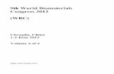 9th World Biomaterials ; Vol. 4 - Willkommen ... WenhuiSong, KrishnaBurugapaUi INVITRODEGRADATIONANDBIOCOMPATIBILITYOFCALCIUM-BASEDBONECEMENTS(ID: 1322) 2342 Chien-Wen Wang, Hsien-ChangChang,Shinn-Jyh