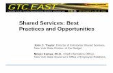 Shared Services: Best Practices and Opportunitiesmedia.govtech.net/.../Shared_Services_ESS_LMS.pdf · • The practice of having a single entity –a Shared Services Center ... migration