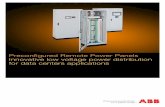 Preconfigured Remote Power Panels Innovative low … · Preconfigured Remote Power Panels ... The data center is the most crucial asset for almost any ... values are just some of