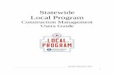 Statewide Local Programwisconsindot.gov/Documents/doing-bus/local-gov/lpm/lp-guide.pdf · Statewide Local Program Construction Management ... LP Finals Let Close-Out Process 39 ...