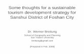 Some thoughts for a sustainable tourism development ...home.datacomm.ch/breitung/Sanshui Breitung PPT.pdf · Some thoughts for a sustainable tourism development strategy for ... use