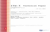 ITU-T Technical Paper HSTP-MCTB 'Media coding … · Web viewThese services include circuit switched and packet-switched telephony, 3G-324H multimedia telephony, multimedia messaging