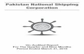 Pakistan National Shipping Corporation · Meezan Bank Ltd National Bank of ... in BDI index at a lowest of 290 points, ... PAKISTAN NATIONAL SHIPPING CORPORATION AND ITS SUBSIDIARY