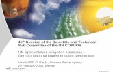 45th Session of the Scientific and Technical Sub-Committee ... · 45th Session of the Scientific and Technical Sub-Committee of the UN COPUOS ... Space Standardization European Space