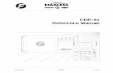 CDP-01 Reference Manual - Maxcess Americas · CDP-01 Reference Manual 04-23-2013 CDP-01 1-721-C. THIS PAGE INTENTIONALY LEFT BLANK 1-721-C CDP-01 04-23-2013. NOTE This Operating Manual