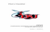 Cherokee Warrior Checklist - DSU College of Business · piper cherokee warrior and warrior ii ... section o f the pilot’s operating handbook (poh). ... 11 taxi checklist