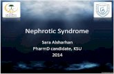 Nephrotic Syndrome - clinicalphar case ppt. pedia rotation.pdf · Introduction •Nephrotic syndrome (NS) is caused by renal diseases that increase the permeability of the glomerular
