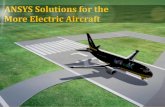 Simulation helps designing More Electric Aircraft · Simulation helps designing More Electric Aircraft Laurent Bracq ANSYS . ... Simplorer: E/E systems simulation and virtual prototyping