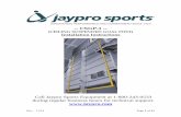 CSGP-1 - Jaypro Sports LLCjayprosports.com/wp-content/uploads/2016/01/csgp-1_Install.pdf8 1/4” WIRE ROPE CLIPS (P/N: ... Figure 2 for direct attaching underneath joist type. ...