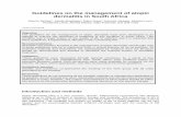 Guidelines on the Management of Atopic Dermatitis in ... · Guidelines on the management of atopic dermatitis in South ... Hanifin and Rajka proposed a list of criteria, ... survey-based
