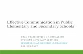 Effective Communication in Public Elementary and ... - …schd.ws/hosted_files/schoolcounselingprogramsalt2016/9e/Jennifer... · Effective Communication in Public Elementary and ...