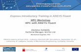 Express Introductory Training in ANSYS Fluent learn how to perform parallel runs in ANSYS Fluent. Introduction © 2013 SimTec Ltd. September 23, 2013 4 Release 14.5.7 Start a WB Session