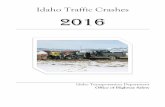 Idaho Traffic Crashes 2016 - Idaho Transportation …apps.itd.idaho.gov/apps/ohs/Crash/16/Analysis.pdf · CRASHES BY DAY OF THE WEEK ... Idaho Traffic Crashes 2016 is organized to