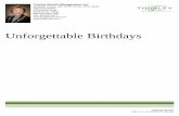Unforgettable Birthdays - Thorley Wealth .Unforgettable Birthdays September 28, 2017 Birthdays may