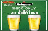 'a IPlace Bar & Bistro FEBRUARY I-FOR-I ALL NIGHT LONG ... · 'a IPlace Bar & Bistro FEBRUARY I-FOR-I ALL NIGHT LONG TRADE MARK Heineken@ Est. Heineken@ Est. Heineken@