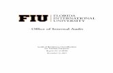TABLE OF CONTENTS - oia.fiu.edu · the potential revenue loss for a semester for each sampled student ... diploma or high school equivalency diploma was earned within the ... Residency