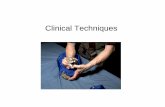 Clinical Techniques - University of California, Davisanimalscience2.ucdavis.edu/ANS140/PDF_files/Clinical Techniques.pdf · Rabbit restrainers. Needles ... A Manual for Laboratory